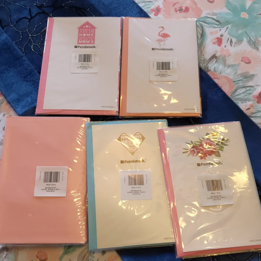 Mother's day cards Lot Of 5